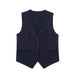 Color-Dark Blue Vest-Women Linen Blended Vest Casual Shorts Suit-Fancey Boutique