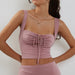 Color-Pink-Women Clothing Summer Newopen Sexy Short Top Sexy Camisole Women Inner Wear-Fancey Boutique
