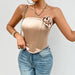 Women Clothing Spring Summer Slim Fit Solid Color Corsage Tube Top-Fancey Boutique