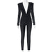 Color-Black-Women Clothing Autumn Winter Hollow Out Cutout Long Sleeve Hip Lifting Sexy Jumpsuit-Fancey Boutique