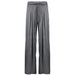 Women Clothing Satin Casual Pants Women Autumn Urban Lightly Mature Lace Up Loose Straight Mopping Pants-Gray-Fancey Boutique