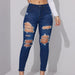 Stretch Slimming Holes Pants Jeans for Women-Fancey Boutique