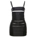 Women Clothing Black Tape Sexy Skinny Hollow Out Cutout-out Street Night Club Sling Dress-Black-Fancey Boutique