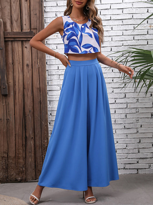 Color-Blue-Women Clothing Real Shot Suit Minicoat Cropped Outfit Women Clothing Summer Two Piece Suit-Fancey Boutique