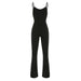 Color-Black-Women Clothing Sexy Tight Micro Pull Jumpsuit Outer Wear Sling Yoga Pants Sports Women Clothing Summer-Fancey Boutique