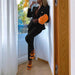 Color-Women Clothing Autumn Winter Solid Color Long Sleeve Slim Fit Suits Small Suit Two-Piece Set-Fancey Boutique