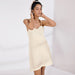 Color-Ivory-Summer Fashionable Skin Friendly Breathable Outer Wear Comfortable Slip Nightdress Pure Women Cotton Homewear-Fancey Boutique