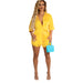 Solid Color Fashion Casual Women Two-Piece Set-Yellow-Fancey Boutique