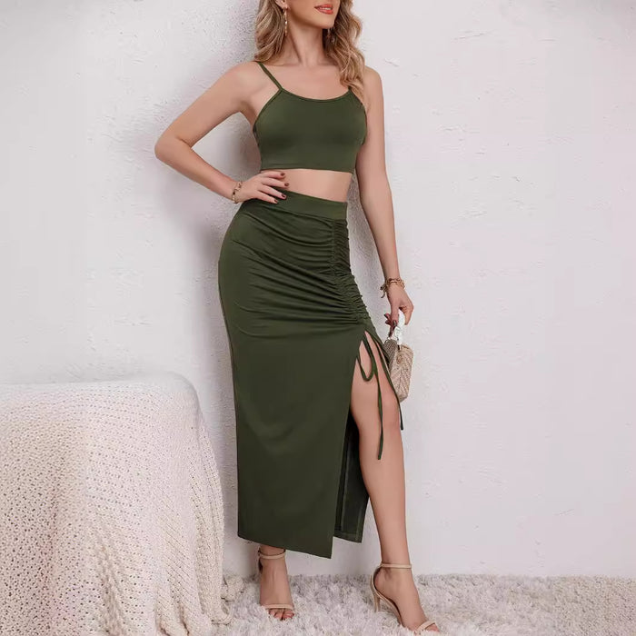 Color-Two Piece Sexy Slim Fit Skirt Women-Fancey Boutique