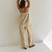 Women Clothing Sexy Puffy Camisole Wide Leg Pants Sexy Suit Summer Two Piece Suit-Fancey Boutique