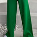 Color-Green Pants-Autumn Winter Long Sleeve Loose Casual Sweater Knitted Top Trousers Set-Fancey Boutique