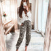 Color-Silver leopard print-Summer New Trousers Fashion Casual Pants Leopard Print Forged Trousers Micro Elastic-Fancey Boutique