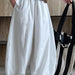 Summer White Loose Bloomers Women Design Yamamoto Pants Bud Pants-White-Fancey Boutique