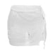 Color-White Skirt-Summer Women Clothing Low Collar Knitted Solid Color Sense Cropped Tight Spaghetti Strap Camisole Top Skirt Sets-Fancey Boutique