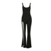 Color-Black-Spring Summer Women Clothing Suspenders Sexy Low Cut Backless Slim Fit Micro Pull Jumpsuit Women-Fancey Boutique