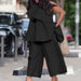 Women Clothes Loose Cool Top Wide Leg Pants Two Piece Suit-Fancey Boutique