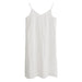 Color-White-Pure Linen Slip Dress Simple Inner Wear Dress Niche Vacation Cotton Linen Home Nightdress Vest Dress-Fancey Boutique