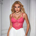 Color-Rose Red-Summer Women Clothing Sexy Sweet Spicy Boning Corset Bra Lace Backless Outerwear Bra Top Vest-Fancey Boutique