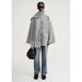 Color-Gray-Fashionable Tassel Contrast Color Scarf Double Sided Cotton Embroidered Coat Autumn Winter-Fancey Boutique