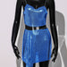 Outfit Skirt Metal Sequ Sling Skirt Set Sexy Sexy Two Piece Set Women-Royal Blue-Fancey Boutique