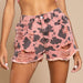 Color-Pink-Summer Leopard Print Denim Shorts Women Worn Casual Pants-Fancey Boutique