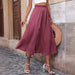 Popular Spring Autumn Women Clothing Fashionable Elegant Pleated Slit Skirt-Fancey Boutique