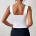 Camisole Wide Shoulder Strap Sleeveless Outerwear Top Sexy Slim Fit Sexy Back-Fancey Boutique