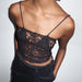 Spring Women Clothing Halter Backless Lace up Mesh Sexy Vest-Fancey Boutique
