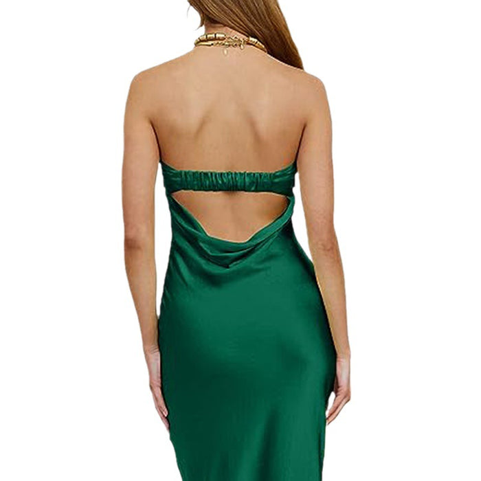 Color-Ladies Dress Sexy Tube Top Dress Sexy Backless Formal Dress Women Clothing-Fancey Boutique