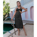 Color-Black-New Dress Backless Dress Elegant Slim-Fit Sexy Hollow Out Cutout Suspender-Fancey Boutique