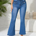 Special High Waist Stretch Slimming Bootcut Pants Jeans for Women-Blue-Fancey Boutique