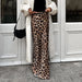 Summer Satin Leopard Print All Match Street Casual Wind Waist Loose Skirt Retro Fishtail Skirt for Women-Fancey Boutique