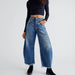 Straight Jeans Multi Color Cropped Pants Casual Wide Leg Jeans for Women-Fancey Boutique