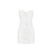 Summer Women Short Sling Dress Spring Summer Women Sexy Lace up White Hip-Fancey Boutique