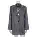 Women Clothing Autumn Winter Trend High Sense with Two Piece Striped Blazer Skirt Set-Gray-Fancey Boutique