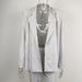 Color-Silver Suit Jacket-Spring Summer Shiny Blazer Underwear Straight-Leg Pants Suit-Fancey Boutique