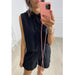 Comfortable Slim Casual Hooded Short Sleeveless Blouse Pants Women-Fancey Boutique