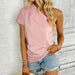 Color-Pink-Summer Women Clothing Pink Strapless Shoulder Bag Casual Top-Fancey Boutique