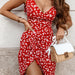 Summer Summer Suspender Sleeveless V Neck Hip Floral Dress Women-Fancey Boutique