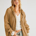 Color-Brown-Cardigan Zipper Sweater Home Wear Women Outerwear Hoodie Long Coat-Fancey Boutique