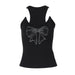 Women Wear Summer Rhinestone Bare Cropped Slim Fit Small Tank Top Top-Fancey Boutique