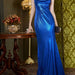 Color-Blue-Women Clothing Sexy Slim Strap Wedding Bridal Gown Bridesmaid Wedding Dress Trailing-Fancey Boutique