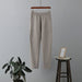 Color-Khaki-High Waist Knit Harem Pants for Women Autumn Winter Loose Thin Baggy Pants Korean Casual Cropped Pants-Fancey Boutique