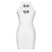Summer Socialite Quality Bow Knitted Sleeveless Vest Sling Dress-Fancey Boutique