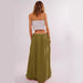 Elegant Bud Long Skirt Women Clothing Solid Color Tied Bow Casual Skirt Umbrella Skirt-Fancey Boutique