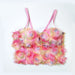Women Sweet Fresh Painted Floral Tube Top Salt Cute Boning Corset Sling Slim Elastic Vest-Foundation pink-Fancey Boutique