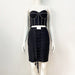 Color-Black-Sexy Suit Tube Top Diamond Top Drawstring Tight Short Skirt Bandage Dress Piece Set-Fancey Boutique