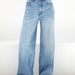 High Waist Loose Wide Legs Women Mopping Jeans-Blue-Fancey Boutique