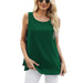 Summer Sleeveless Vest Women Clothing High Elastic Breathable Mesh Top-Tank Top-Green-Fancey Boutique