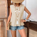 Pastoral Wooden Ear Camisole Summer Small Sleeveless Top-Tank Top-Fancey Boutique